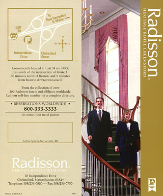 Brochure design for Radisson hotel. All photography, copy writing, print production, layout and brochure design.